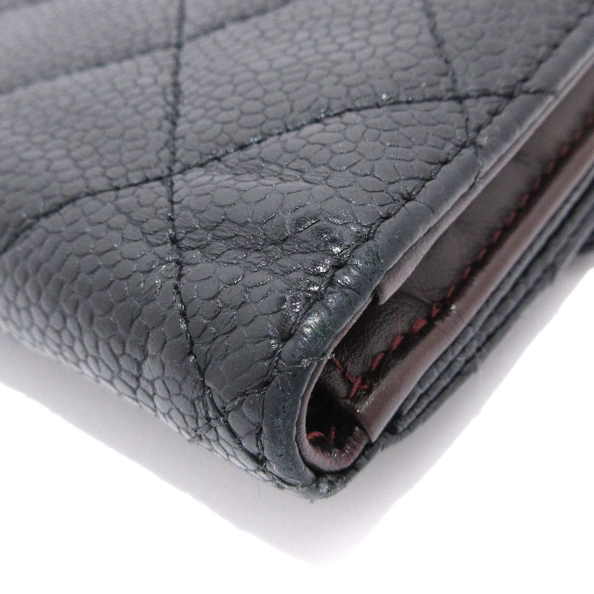 美品　シャネル　マトラッセ　Wホック　フラップ長財布　黒　シルバー金具 楽天市場】【未使用品】 シャネル 長財布 ロングフラップ