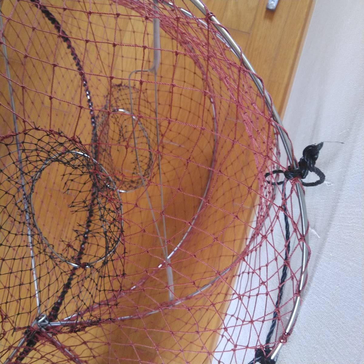 【プロ仕様ステンレス製】「ワタリガニカゴ１０枚セット」 カニカゴ 蟹カゴ 蟹篭 魚とり 魚採り 蟹採り 漁具 蟹取り 渡り蟹 カゴ漁 仕掛け ガザミカゴ もんどり モンドリ イシガニ 石蟹 Hガニ 平爪蟹 ヒラツメガニ 【漁具】