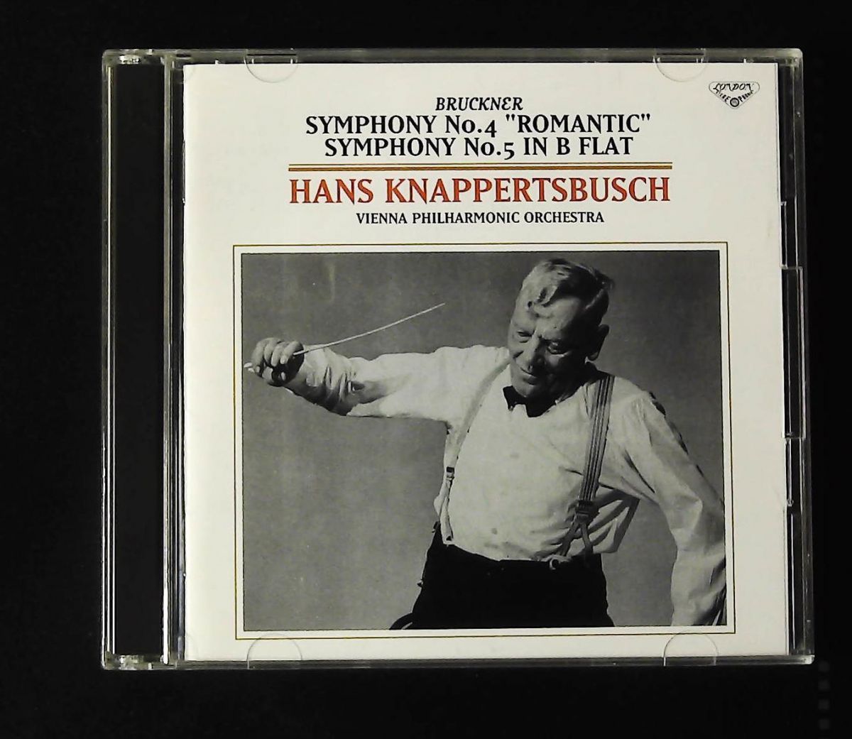 ブルックナー 交響曲第4番 ロマンティック 第5番 ウィーン フィルハーモニー管弦楽団 キングレコード