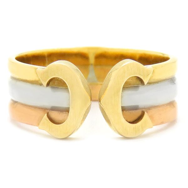 カルティエ Cartier リング 指輪 2Cリング SM K18PG K18YG K18WG  