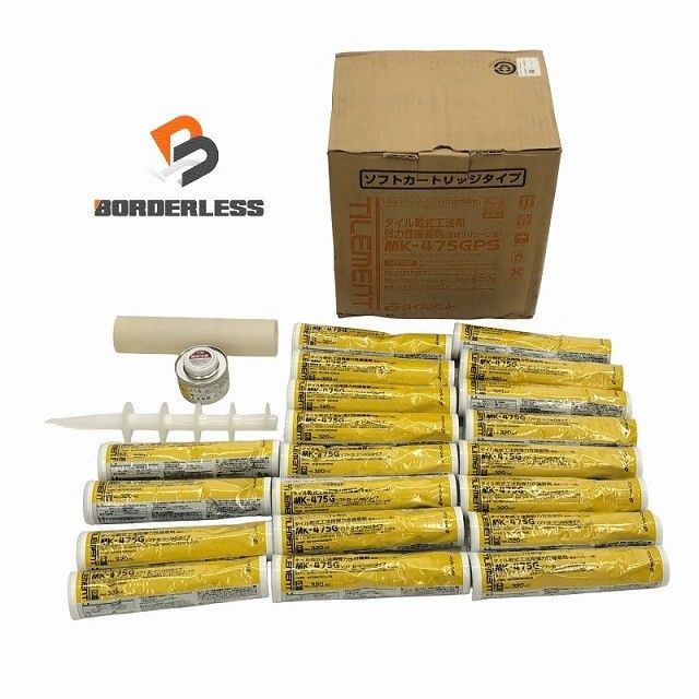 TILEMENT タイルメント タイル乾式工法用弾力性接着剤 MK-475GPS 320ml 20本 ソフトカートリッジタイプ 2025 03 18 115970115970