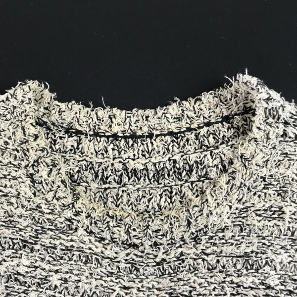 エンフォルド/ENFOLD☆七分袖/ゆったりミックスニットセーター【38