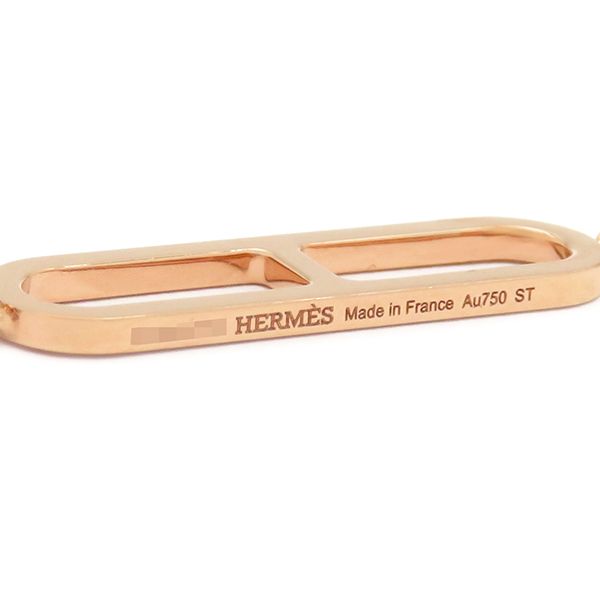 エルメス ネックレス H118240B 00ST エルメス HERMES ネックレス エヴァーシェーヌダンクル K18PG