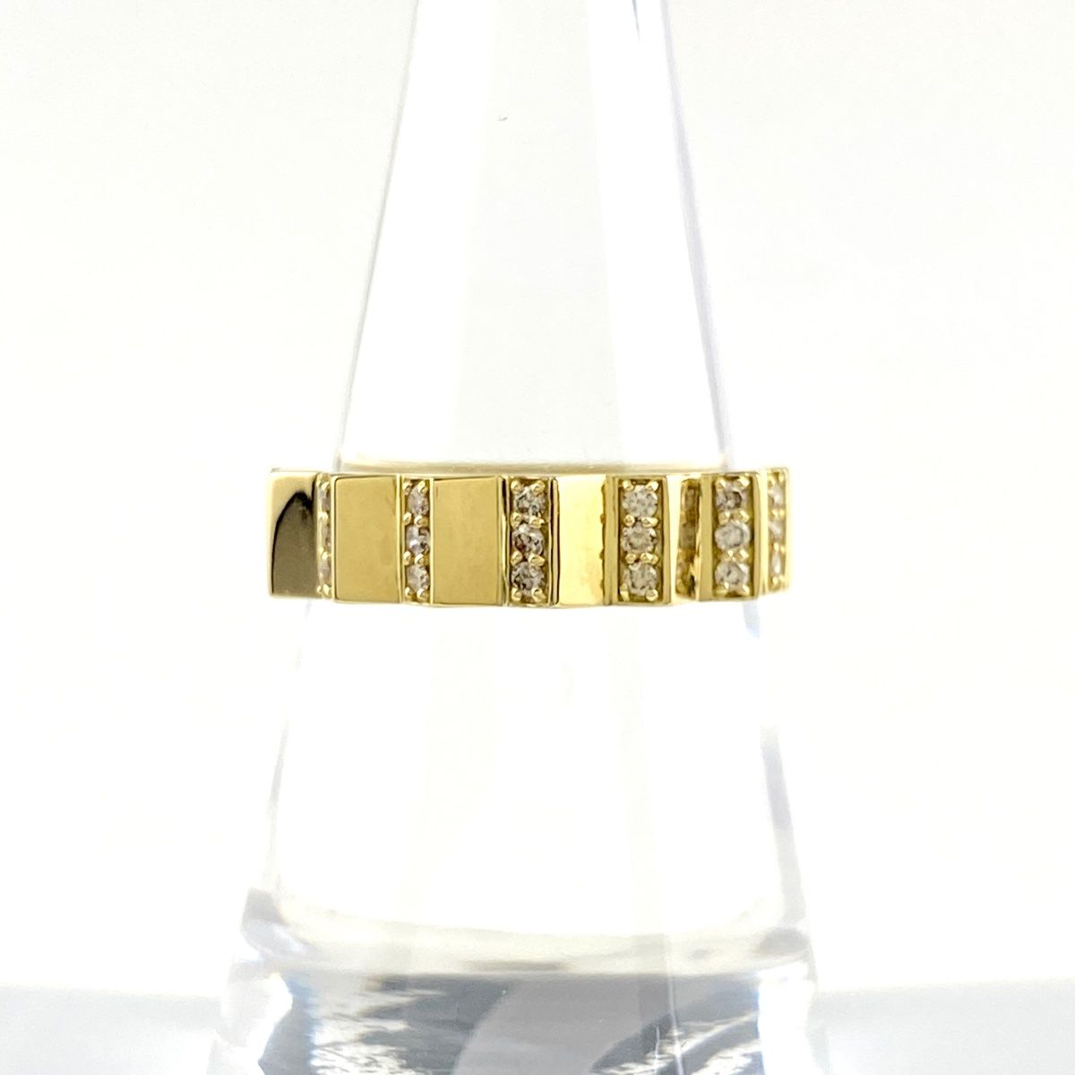 GSTV メレダイヤ デザインリング YG イエローゴールド 指輪 リング 16  