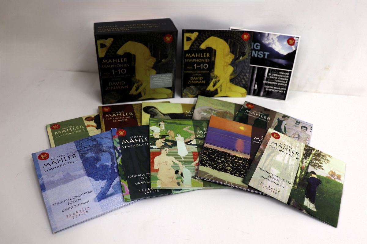 米16discs CD デイヴィッド・ジンマン, チュー Mahler Symphonies 1-10 88697727232 RCA RED SEAL /00600 米16discs CD デイヴィッド・ジンマン, チュー Mahler