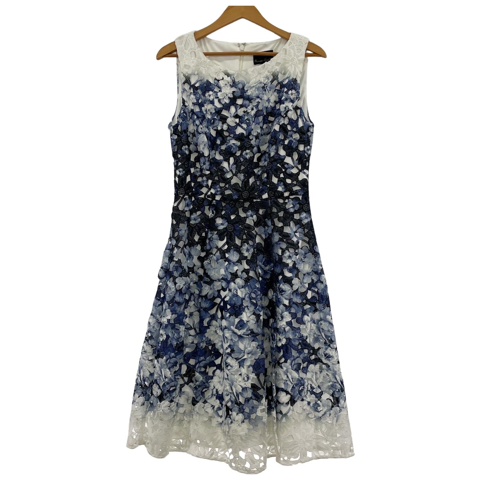 Phase Eightフェイズ・エイト 花柄レースワンピース sizeUK 10 