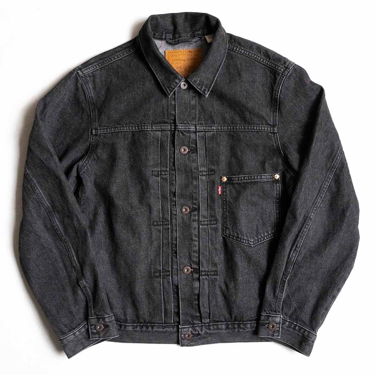LEVI S PREMIUM TYPE I トラッカー デニムジャケット M 1st ファースト ブラックデニム リーバイス 25050360