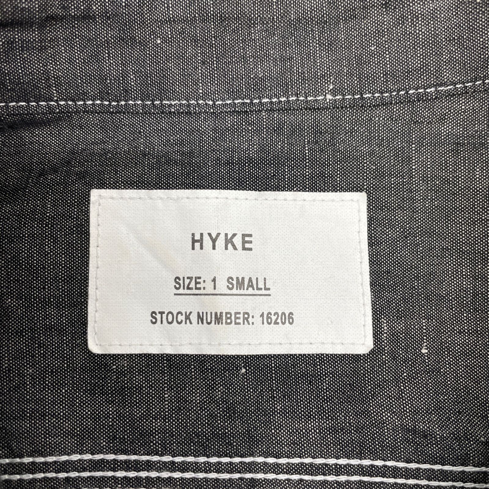 HYKE ハイク 【美品/24SS】16206 CHAMBRAY DRESS リネンxコットン シャンブレードレス/ S