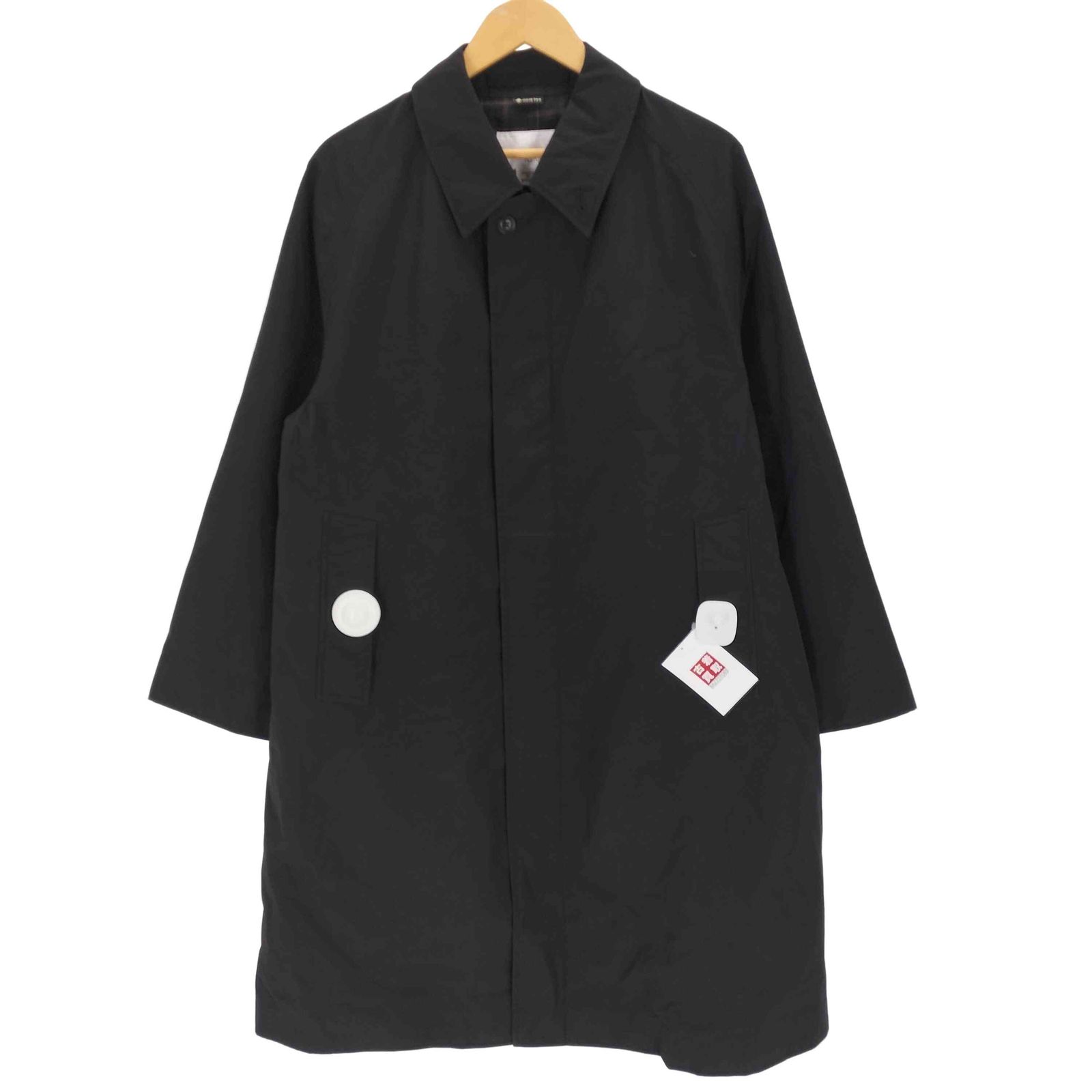 【新品】nanamica GORE-TEX Balmacaan Coat L 黒 nanamica/ナナミカ】24A/W GORE-TEX Balmacaan Coat