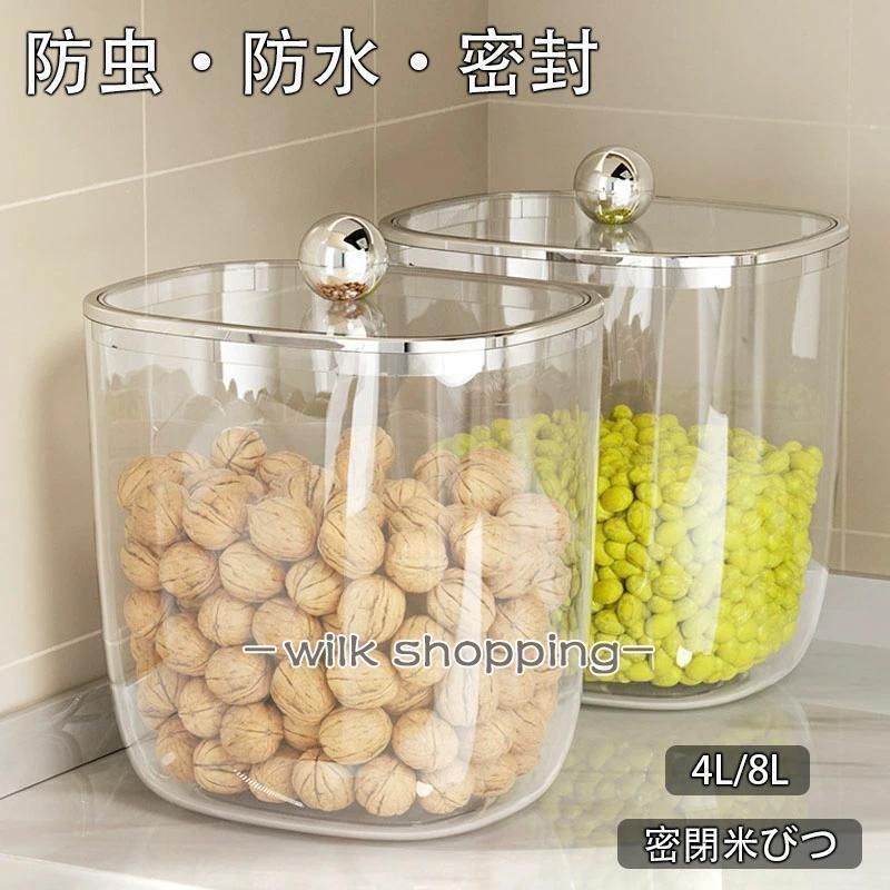 蓋付き陶器製米びつ、セラミック製米びつ、家庭用お米保存容器、レトロな蓋付きセラミック製米バケツ、穀物、スナック、キャンディー、コーヒ 蓋付き  セラミック米びつ、蓋付き密閉式キッチンジャー穀物ディスペンサー、家庭用大容量セラミック米バケツ、穀物スナック ... 製密封桶 食品保存用バケツ 米や小麦粉 豆類にな多機能ストレージ