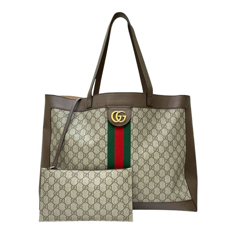 グッチ GUCCI オフィディアトートバッグ ディズニーコラボ 547947 ブラウン GGスプリームキャンバス|レザー レディース トートバッグ