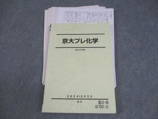 駿台 京都大学 京大プレ化学【テスト3回分付き】 テキスト 2024 直前 029S0D 駿台 京都大学 京大プレ化学【テスト3回分付き】 テキスト 2024