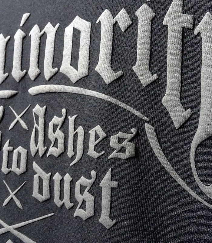 RealMinority リアルマイノリティー Tシャツ (Liveinthenow-2) 9.1oz ビッグシルエット T-shirt カラー：ブラック