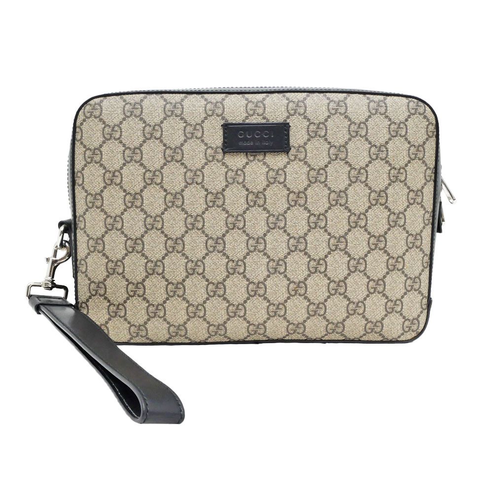GUCCI クラッチバッグ　セカンドバッグ　GGスプリーム　レザー　ロゴ　GG 楽天市場】【9/24-9:59迄15％OFFクーポン対象】GUCCI グッチ