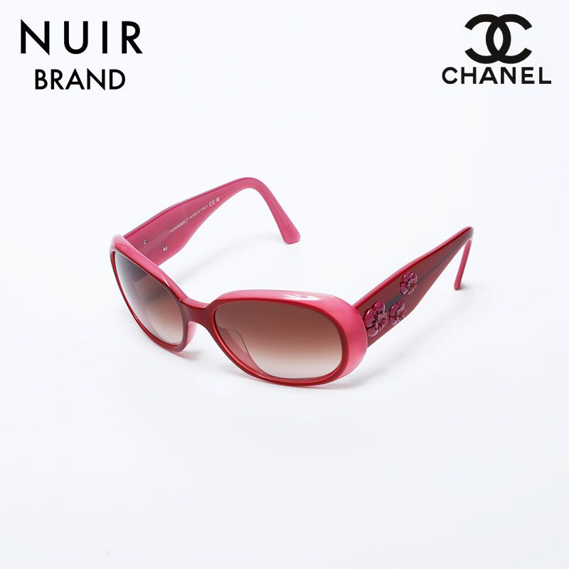 SR01 シャネル 美品 ココマーク サングラス ケース付き カメリア