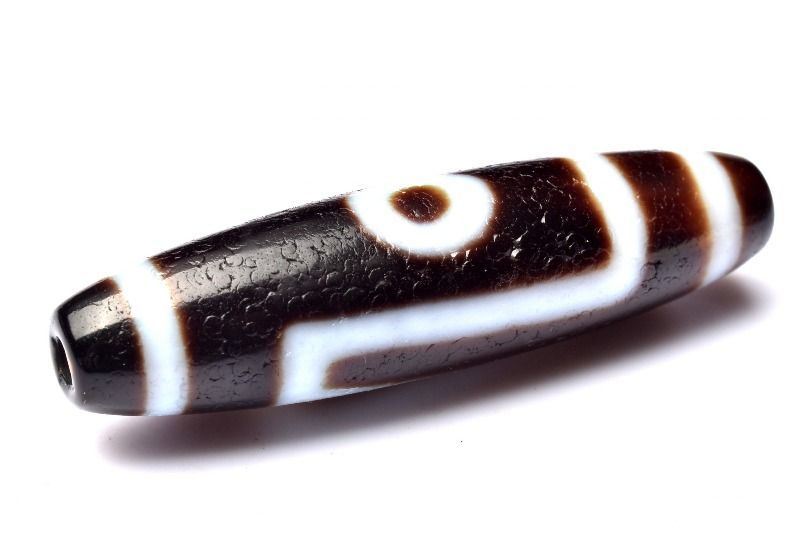 1点物】至純天珠 49x13mm 一眼天珠 ビーズ パワーストーン 天然石