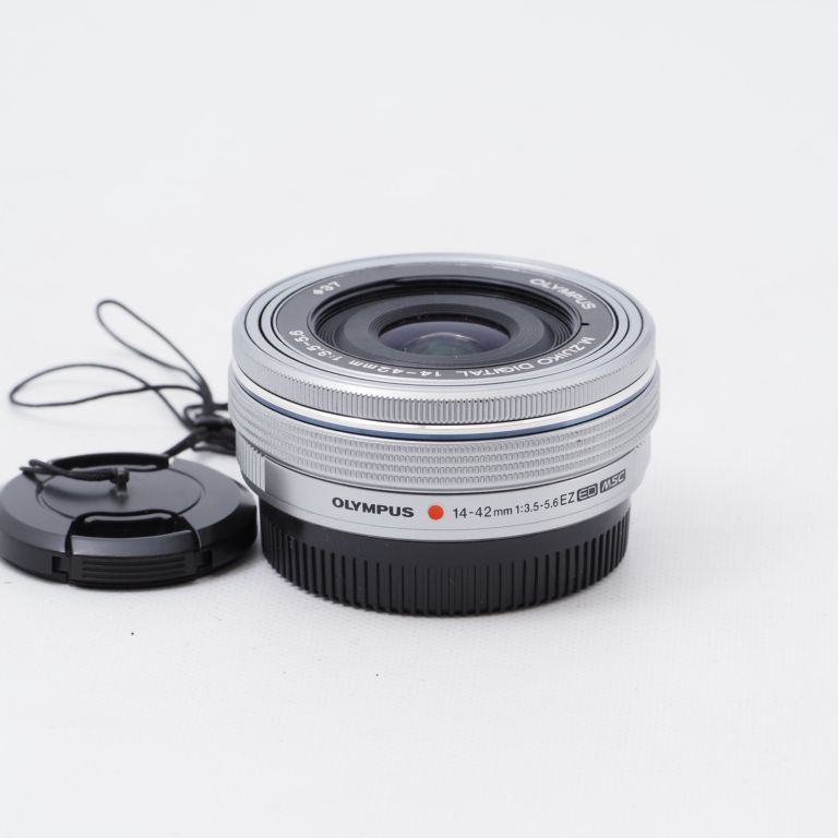 OLYMPUS オリンパス 電動式パンケーキズームレンズ DIGITAL ED 14-42mm F3.5-5.6 EZ SLV  カメラ本舗｜Camera honpo メルカリ