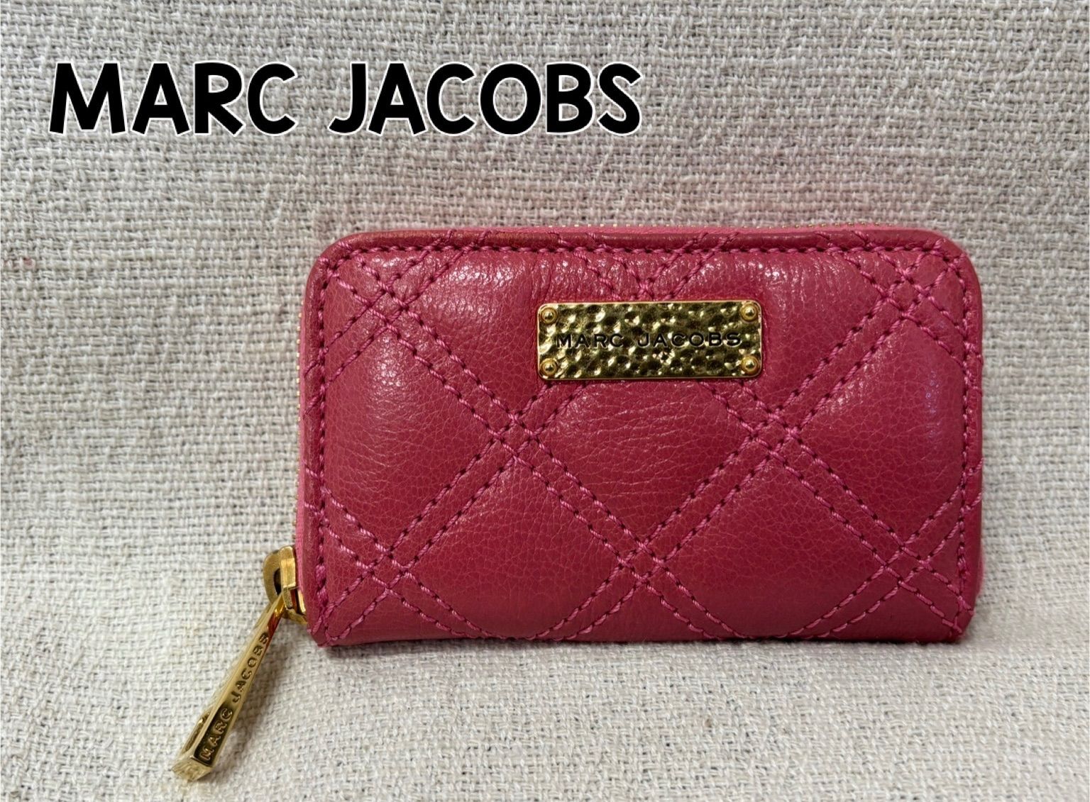 MARC JACOBS ピンク コインケース 美品】 WH5 MARC JACOBS/マークジェイコブス コインケース
