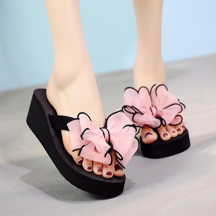 厚底 ローヒール 女性用 ビーチサンダル 履き心地 タウン用 ビーチサンダル かわいい レディース 海 痛くない 軽い リボンサンダル 女の子 歩きやすい サンダル おしゃれ 軽量 レディース yskma605079