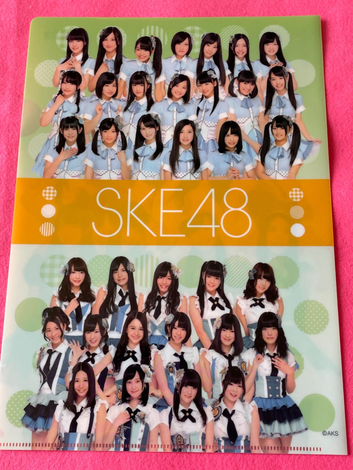 店内全品ﾎﾟｲﾝﾄ2倍!! SKE48初回盤☆クリアファイル - 通販