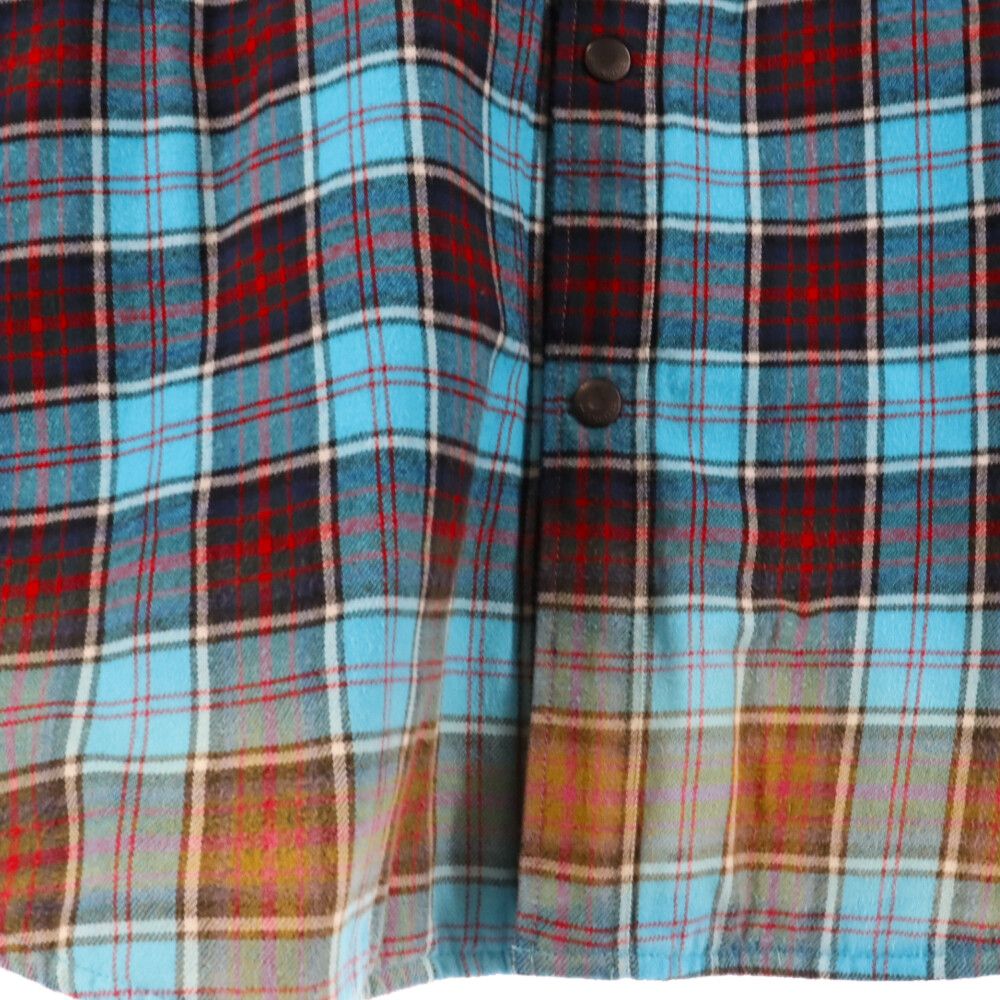 BALENCIAGA 23AW フェード加工ネルシャツ 38 BALENCIAGA 23AW フェード加工ネルシャツ 38 - メルカリ