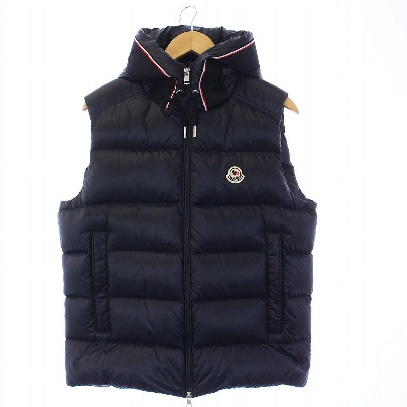 【中古】モンクレール オンリーアーク 別注 LUIRO GILET ルイロ ジレ ダウンベスト 1 XS 青 I20911A00046 595ZZ モンクレール オンリーアーク 別注 LUIRO GILET ルイロ ジレ ダウン