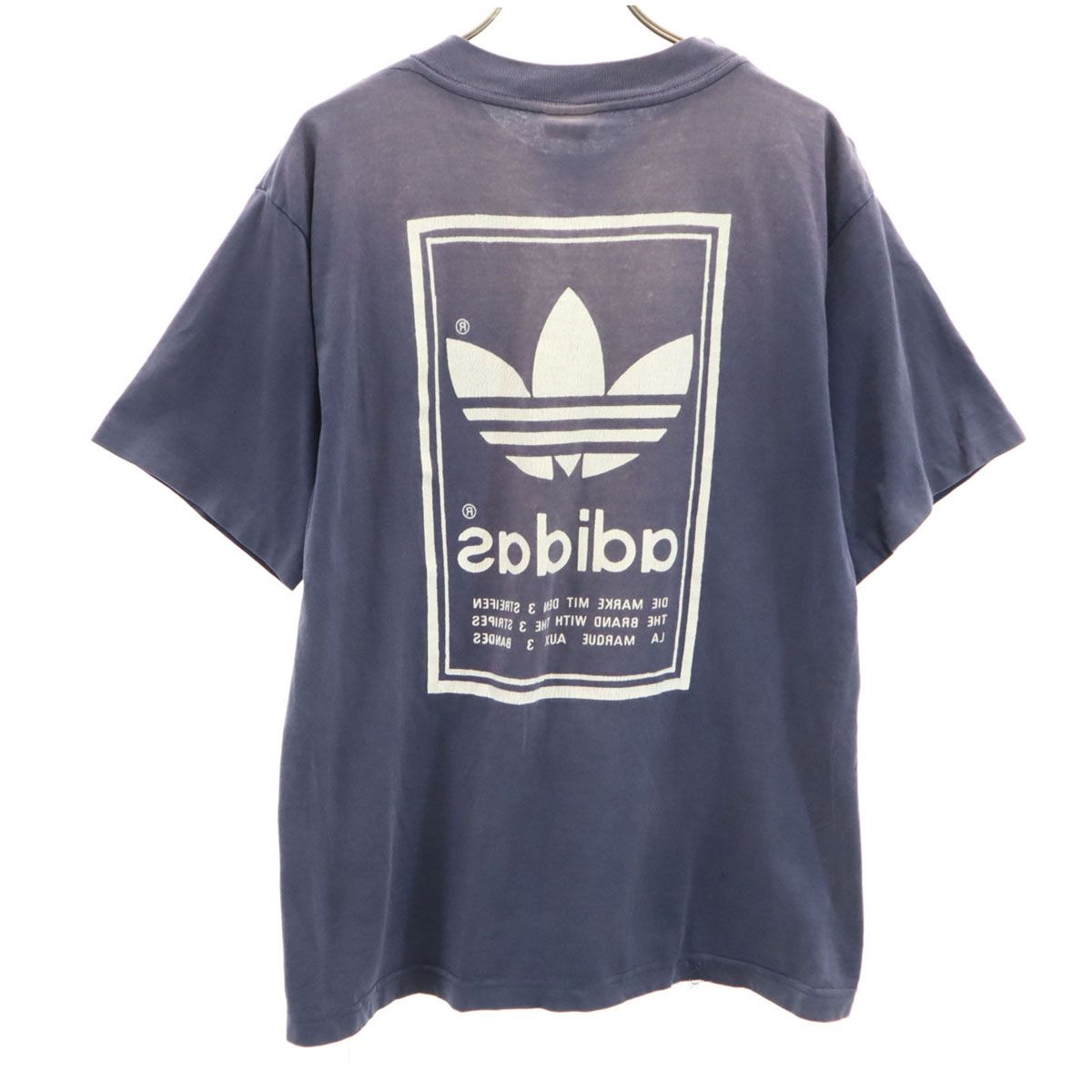 adidas アディダス 90s USA製 オールド トレフォイルロゴ 半袖 Tシャツ 