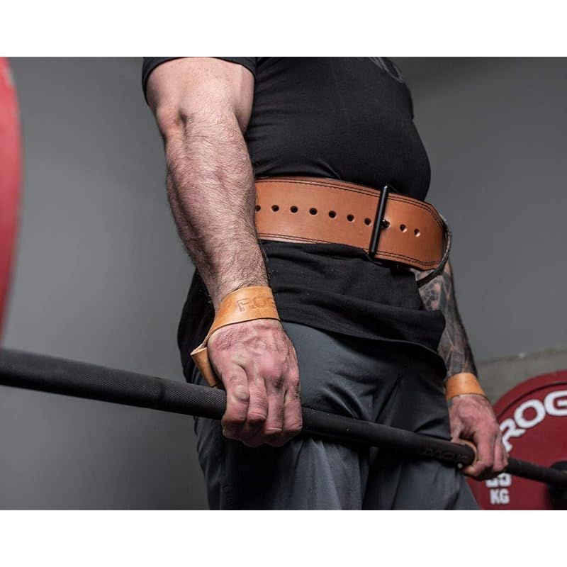 ROGUE リストストラップ　レザー Amazon.co.jp: ROGUE FITNESS ローグ レザー リストストラップ