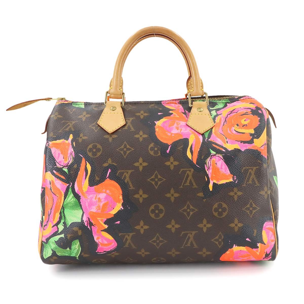 ルイ ヴィトン LOUIS VUITTON モノグラム ローズ スピーディ 30