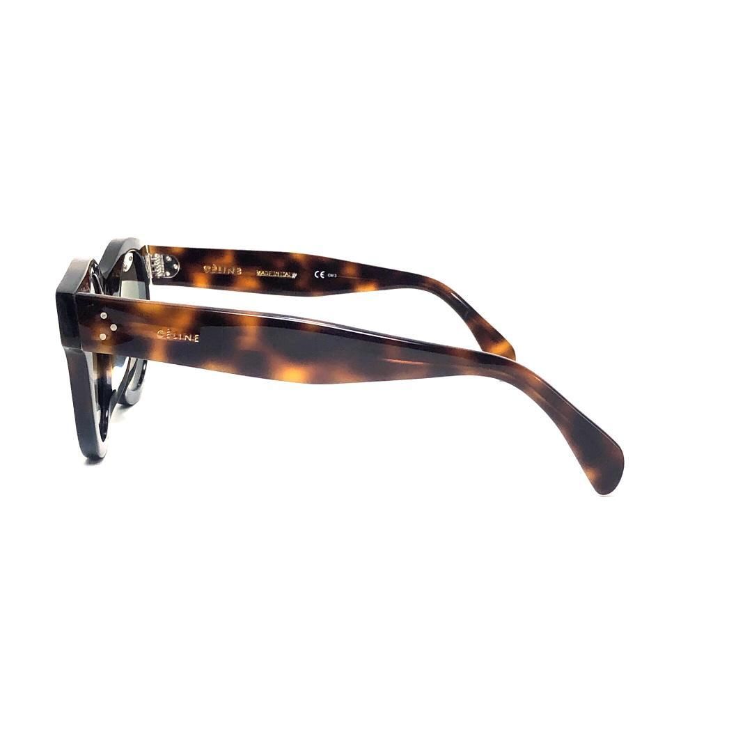  ソフトケース付き CELINE セリーヌ サングラス 41440 F S 48 25 145 アセテート ブラック ブラウン メガネ 小物
