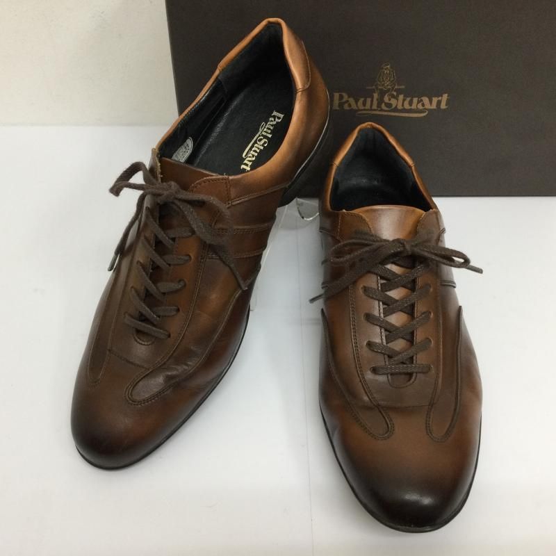 Paul Stuart ポールスチュアート 日本製 大塚製靴 三越伊勢丹取扱 デザイン切り替え レザー ビジネスシューズ PS4101 25.5 ▲050▼n0409_09 Paul Stuart ポールスチュアート 日本製 大塚製靴 三越伊勢丹取扱