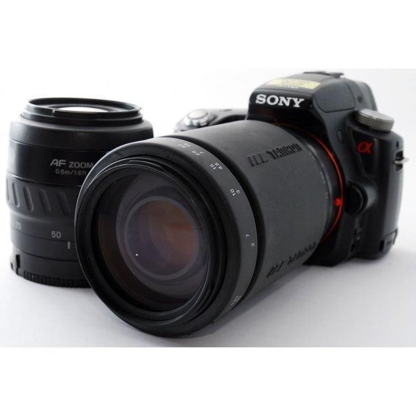 ソニー SONY α33 SLT-A33 標準&望遠ダブルズームセット 美品 SD