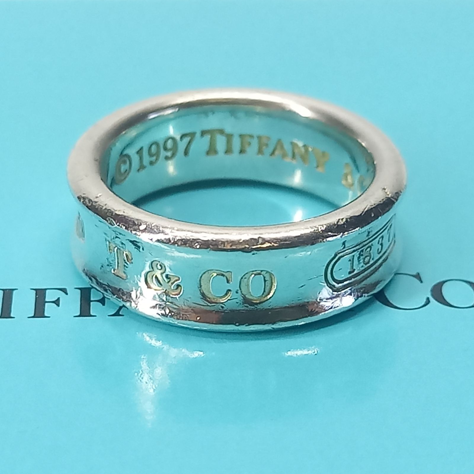 Tiffany & Co. 1837 シルバー925 リング サイズ13号 ティファニー 1837 リング 指輪 シルバー 925 サイズ約13号