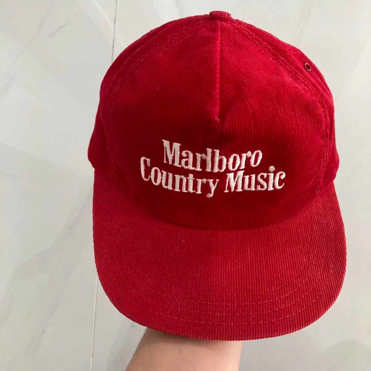 80s USA製Marlboro Country Music レッドキャップ