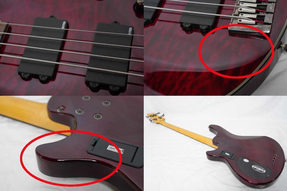 シェクター ダイアモンドシリーズ C-4 ELITE EMGピックアップ ☆Schecter☆DAMIEN ELITE-4 BCH EMGピックアップ搭載 2016年製