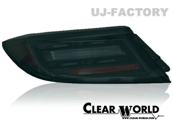 【CLEAR WORLD】クリアワールド 流れるウインカー フルLED テールランプ TOYOTA GR86 ZN8 (2021/10～) / スバル BRZ ZD8 (2021/8〜) スモークレンズ CTT-50S