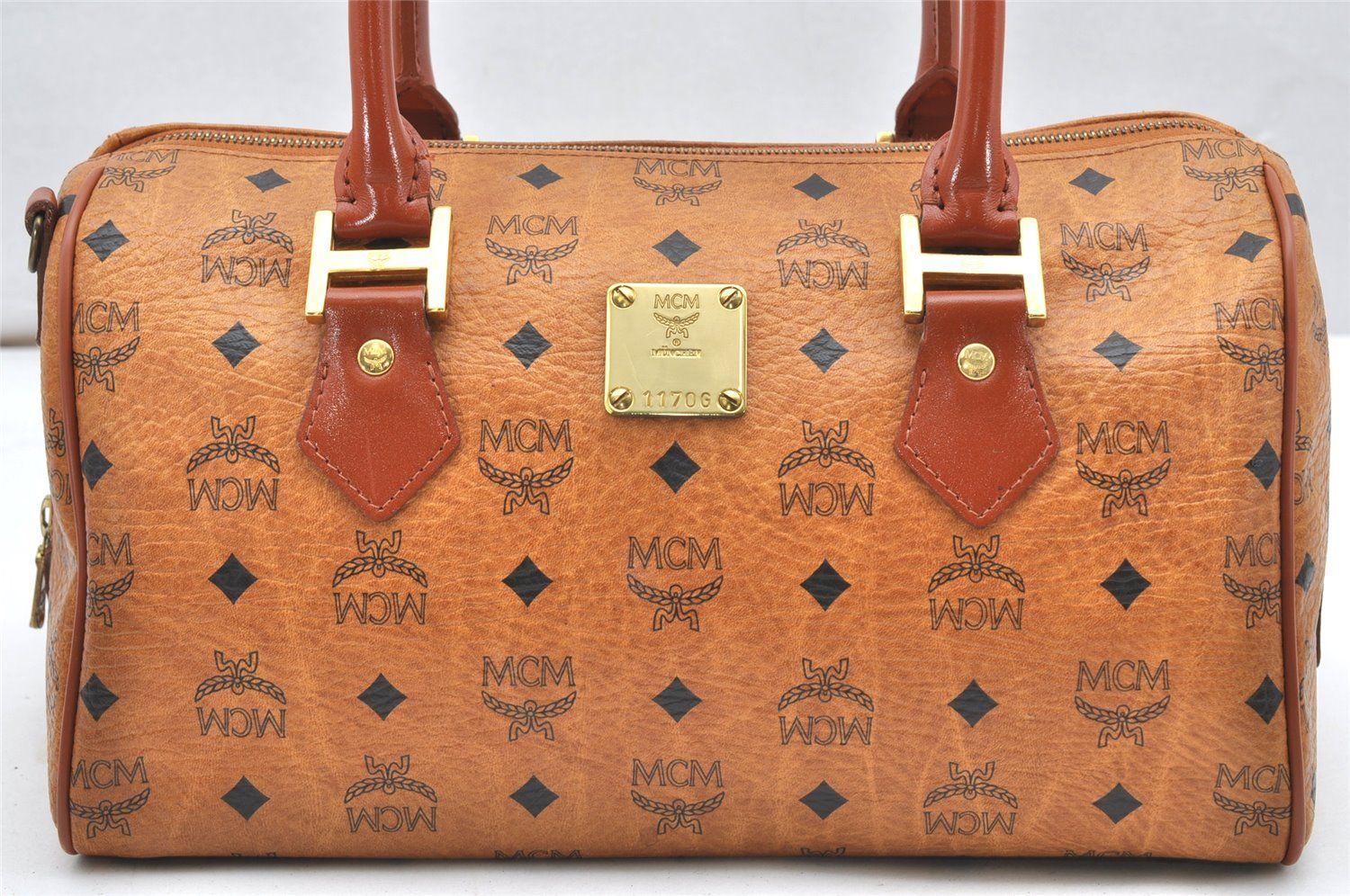 MCM エムシーエム ハンドバッグ ○【中古】MCM エムシーエム