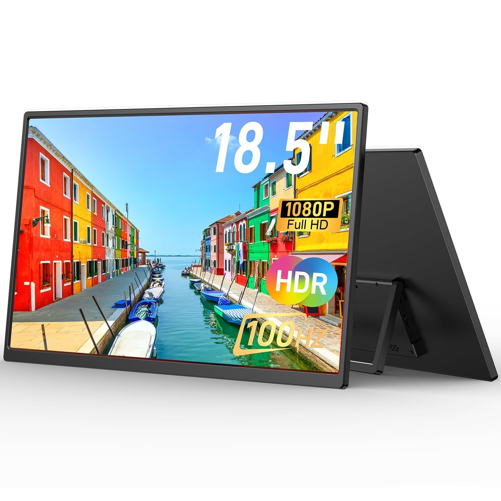 モバイルモニター 18.5インチ モバイルディスプレイ 1920×1080 EVICIV