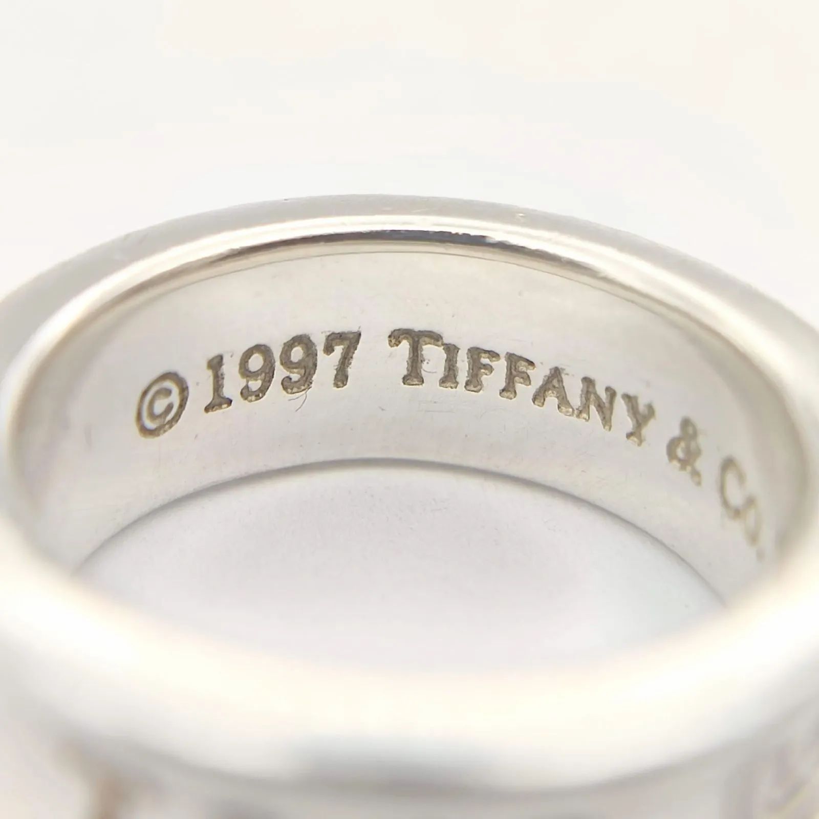 美品】TIFFANY ティファニー ナローリング 1837 SILVER シルバー