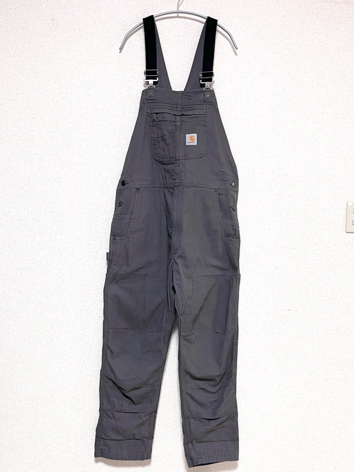 Carhartt】ダック地 ダブルニー オーバーオール 36×30