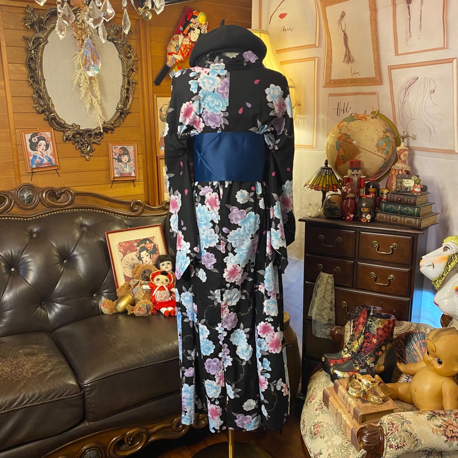 セミロング ワンピース