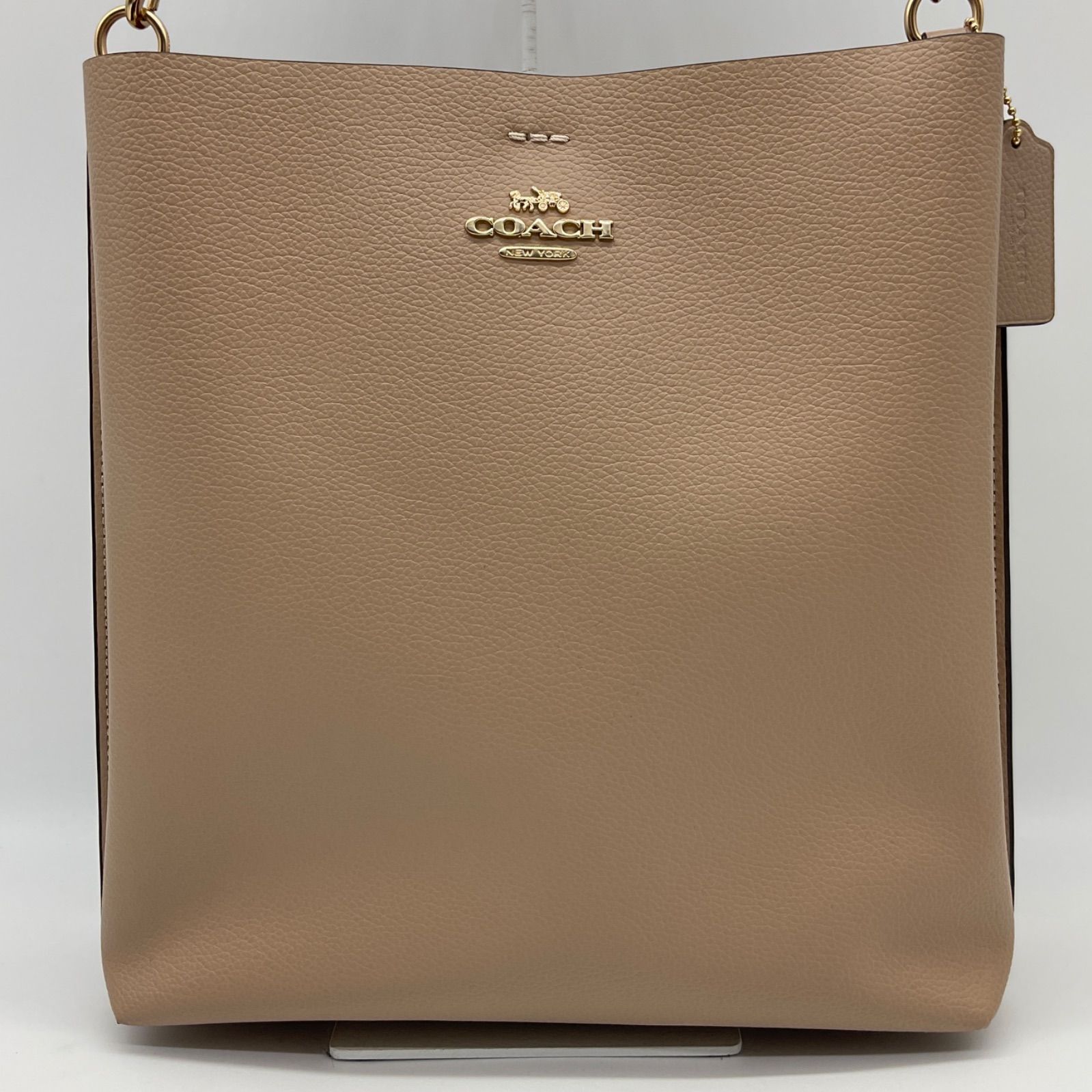 COACH コーチ モリー バケット ハンドバッグ トートバッグ レザー ベージュ CA214 おまけ付き【中古】Aランク 2_138 - メルカリ