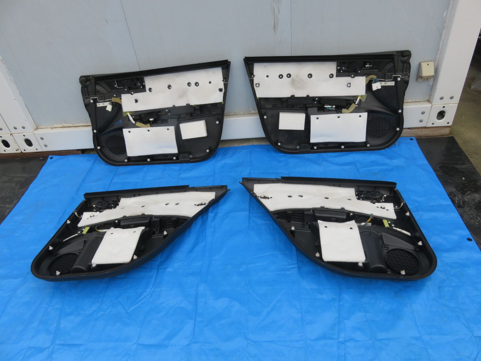 SFC2731 スバル レガシィ BM9 BMG BMM 純正 フロント リア ドアトリム 内張り パワーウインドウスイッチ 左右 前後 ４枚セット 左側 右側 リア 後 FFCRYSTALESIA_COM