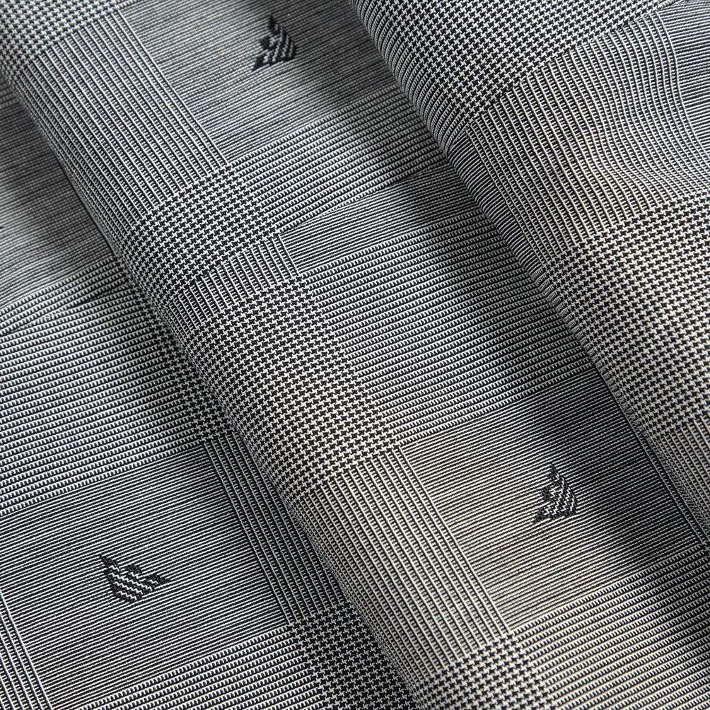 EMPORIO ARMANI チェック柄 ビジネススーツ シングルブレスト スリムフィットスーツ ウール カバー
