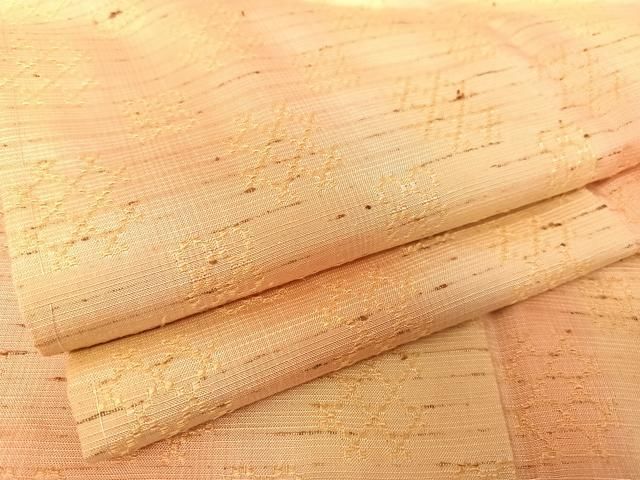 平和屋着物●ぜんまい紬 花織 正絹 ♥ AABB1291np