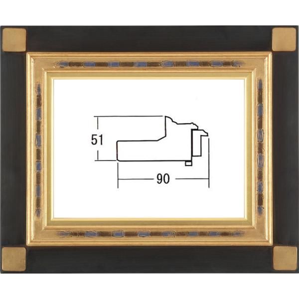 油絵/油彩額縁 木製フレーム 手作り ハンドメイド 6237 サイズ F50号 ブラック - メルカリ