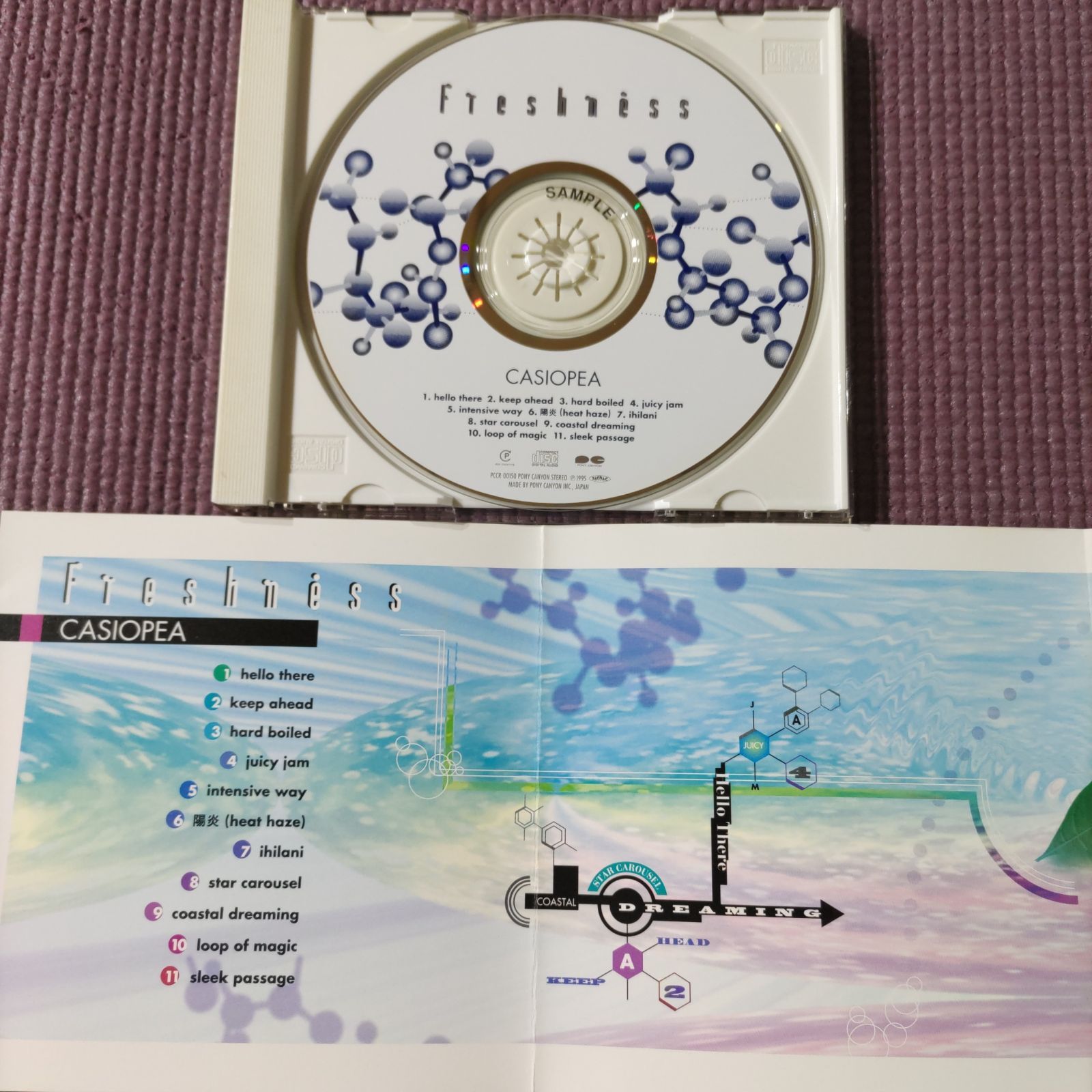 フュージョンバンドCASIOPEA（カシオペア）アルバム「FRESHNESS