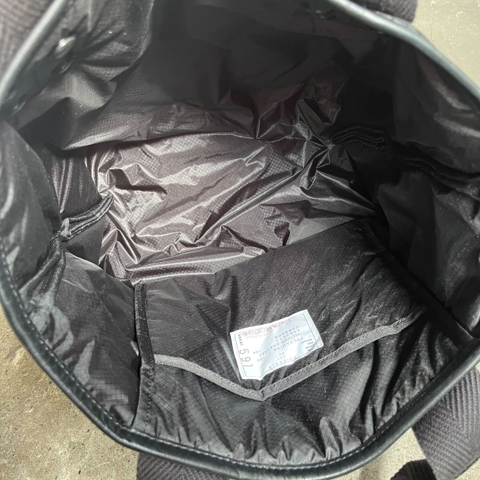 sacai　サカイ　23年モデル　スカイテックス　ミニトート　ブラック MEN TOTE BAGS | sacai Official Store サカイ オフィシャル