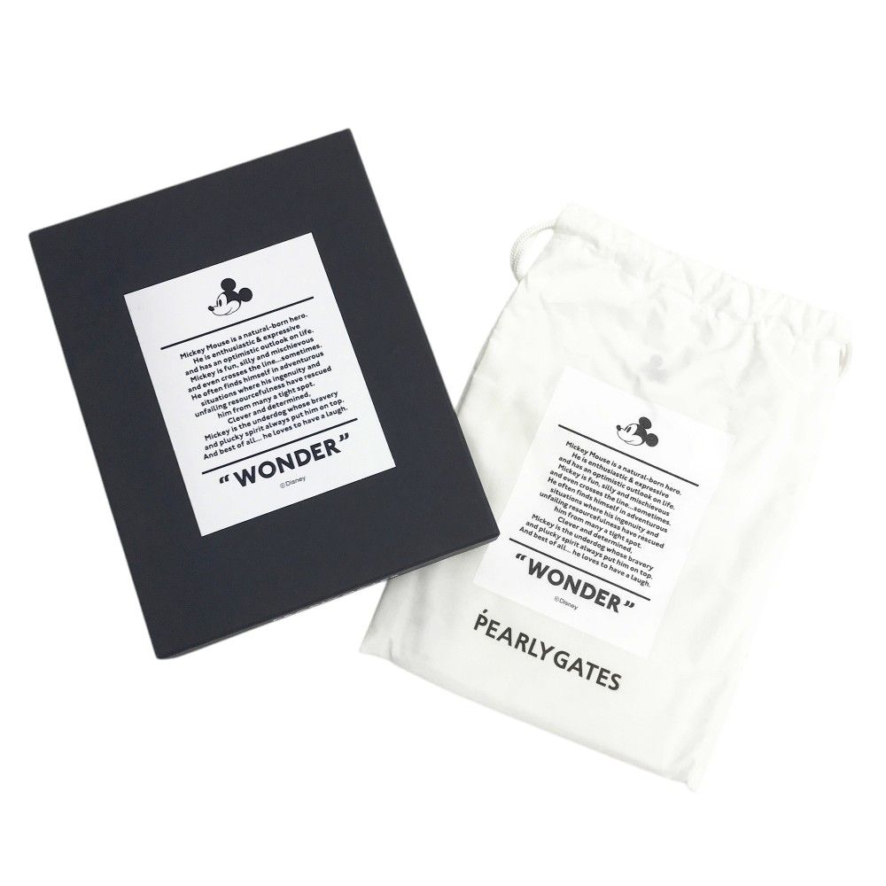 伸びやかな PEARLY GATES パーリーゲイツ × Disney スコアホルダー ホワイト系 240101531385 ゴルフウェア ストスト 健康