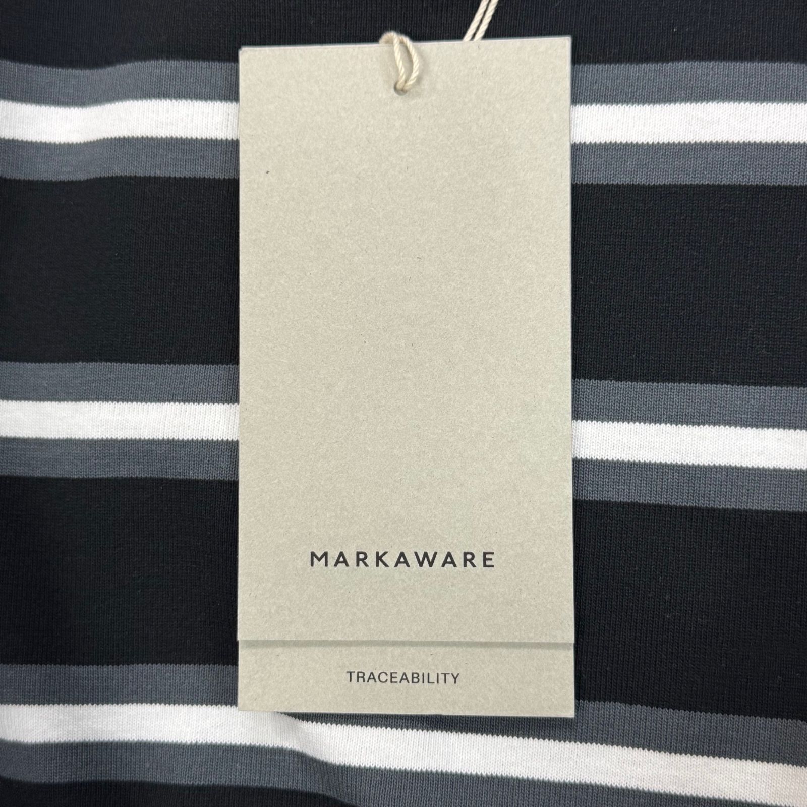 参考上代25300円 未使用品 MARKAWARE 23AW BOX Tee L/S ORGANIC COTTON 